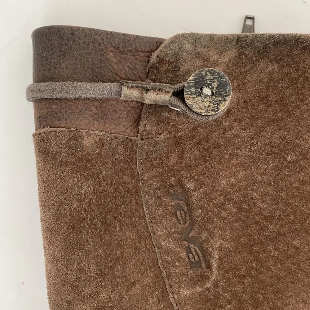 Teva Brown Boots Suede Finish Lined sz 8 Comfortable Boho CottageCore Urban Chic